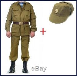 Costume Soviétique Armée Russe Afghanka (veste + Pantalon) Guerre En Afghanistan Taille 48- 56