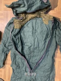 Costume de protection contre les radiations micro-ondes militaires de l'Armée soviétique russe de l'URSS 1971 Taille 4