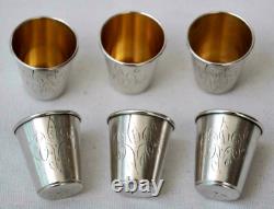 Coupe d'art en argent 875 soviétique royal russe pour shots de vodka, gobelet, calice, kovsh, œuf, épingle.