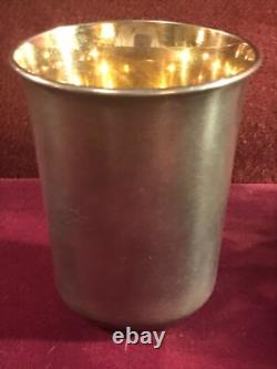Coupe en argent soviétique russe 875 vintage 1958