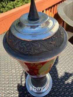 Coupe trophée commémorative de sport vintage rare russe soviétique URSS des années 1950-60