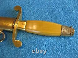Dague d'officier de l'armée soviétique russe de l'URSS 1941 Vintage Naval
