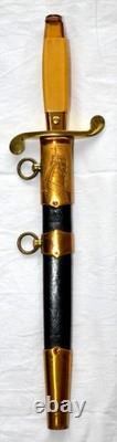 Dague de la Marine Soviétique Russe Médaille Pin de Parade Militaire Dirk Bulat Steal Award