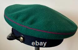 Défilé de la Garde Frontalière Soviétique Russe / Casquette de Service Visor