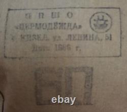 ENSEMBLE UNIFORME Afghanka MILITAIRE RUSSE SOVIÉTIQUE RARE VDV FORCES URSS TAILLE 2XL 5'9