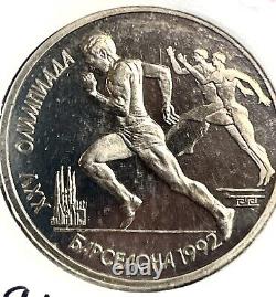 Énorme lot de 60 pièces commémoratives soviétiques russes de 1 rouble, belle collection