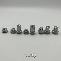 Ensemble de lentilles d'objectif de microscope russe soviétique LOMO 8 lentilles URSS