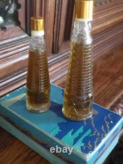 Ensemble de parfums/colognes russes soviétiques URSS, 2 flacons, phare lumineux, années 1977