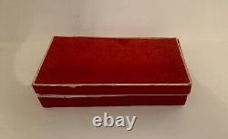 Ensemble vintage de 6 cuillères de table en argent 875 soviétique russe de 1967, URSS, 456 grammes dans une boîte