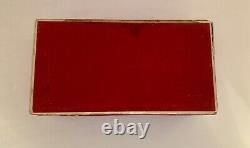 Ensemble vintage de 6 cuillères de table en argent 875 soviétique russe de 1967, URSS, 456 grammes dans une boîte