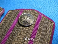 Épaulières de la Seconde Guerre mondiale Colonel d'infanterie de l'Armée soviétique Russie URSS RKKA