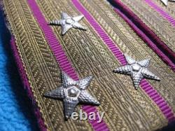 Épaulières de la Seconde Guerre mondiale Colonel d'infanterie de l'Armée soviétique Russie URSS RKKA