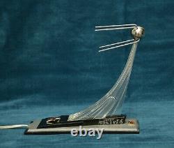 Exclusive Vintage Soviétique Russe Space Spoutnik Rocket Lampe De Bureau Urss Rare