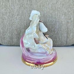 Figurine en porcelaine Dulevo vintage de l'URSS soviétique russe Ivan Tsarevich et le Loup Gris