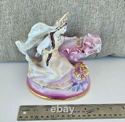 Figurine en porcelaine Dulevo vintage de l'URSS soviétique russe Ivan Tsarevich et le Loup Gris