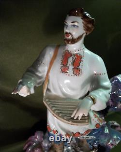 Figurine en porcelaine Sadko antique rare soviétique d'URSS RUSSE