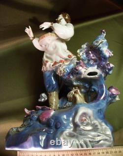 Figurine en porcelaine Sadko antique rare soviétique d'URSS RUSSE