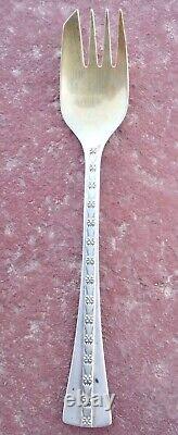 Fourchette vintage en argent sterling 916 russe soviétique URSS ancienne RARE 23 Gs