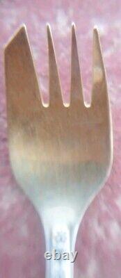 Fourchette vintage en argent sterling 916 russe soviétique URSS ancienne RARE 23 Gs