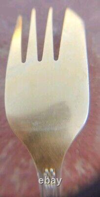 Fourchette vintage en argent sterling 916 russe soviétique URSS ancienne RARE 23 Gs