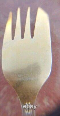 Fourchette vintage en argent sterling 916 russe soviétique URSS ancienne RARE 23 Gs