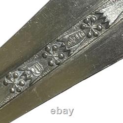 Fourchettes et cuillères à dessert vintage russes soviétiques URSS en argent 916, lot de 3 pièces avec boîte cadeau