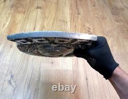 Grand Vieux Blason URSS Signe Émblème Métal Antiques Soviétique Russe Très Rare