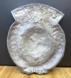 Grand vieux blason de l’URSS, emblème métallique antique soviétique russe, très rare