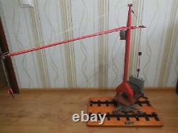 Grue à tour soviétique russe vintage KB-100.1 modèle métallique d'apprentissage de l'URSS