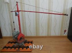 Grue à tour soviétique russe vintage KB-100.1 modèle métallique d'apprentissage de l'URSS