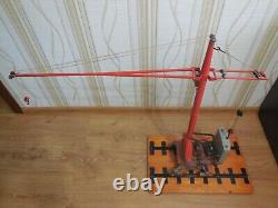 Grue à tour soviétique russe vintage KB-100.1 modèle métallique d'apprentissage de l'URSS