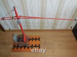 Grue à tour soviétique russe vintage KB-100.1 modèle métallique d'apprentissage de l'URSS