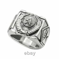 Héraldique soviétique de l'URSS, Emblèmes des républiques soviétiques Bague en argent sterling 925