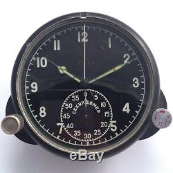 Horloge De Poste De Pilotage D'avions De L'armée De L'air Militaire Soviétique Soviétique De 60 Pièces Mig / Su In Us # 856