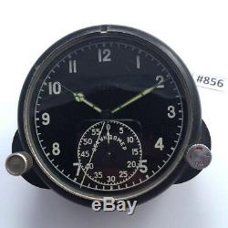 Horloge De Poste De Pilotage D'avions De L'armée De L'air Militaire Soviétique Soviétique De 60 Pièces Mig / Su In Us # 856