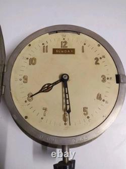 Horloge murale en laiton de navire sous-marin soviétique russe de l'URSS 03929 2-63