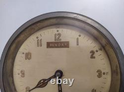 Horloge murale en laiton de navire sous-marin soviétique russe de l'URSS 03929 2-63