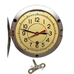 Horloge murale maritime cabine de sous-marin de la marine soviétique russe Vostok bateau navire URSS
