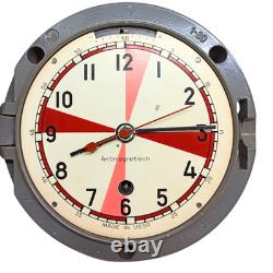 Horloge murale maritime de cabine de sous-marin de la marine soviétique Vostok russe URSS