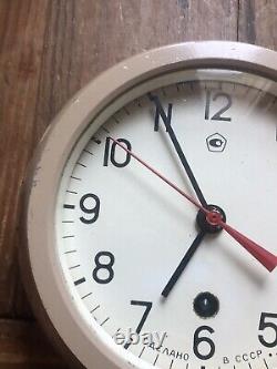 Horloge murale vintage de sous-marin russe CCCP Marine Nautique