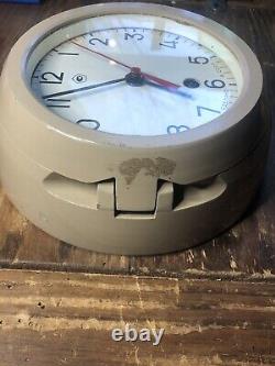 Horloge murale vintage de sous-marin russe CCCP Marine Nautique
