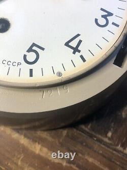 Horloge murale vintage de sous-marin russe CCCP Marine Nautique