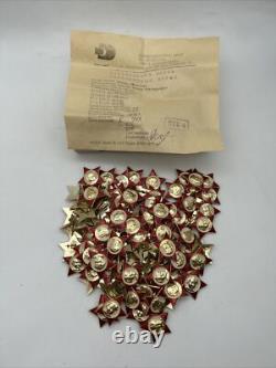 INSIGNE EN ÉMAIL SOVIÉTIQUE RUSSE DE L'URSS LENINE OCTOBRE ENFANT OKTYABRENOK 100 Épingles NOS
