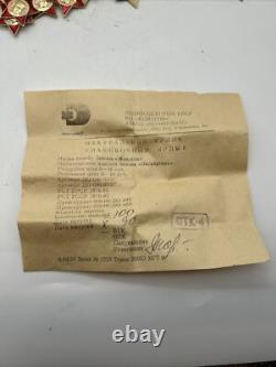 INSIGNE EN ÉMAIL SOVIÉTIQUE RUSSE DE L'URSS LENINE OCTOBRE ENFANT OKTYABRENOK 100 Épingles NOS
