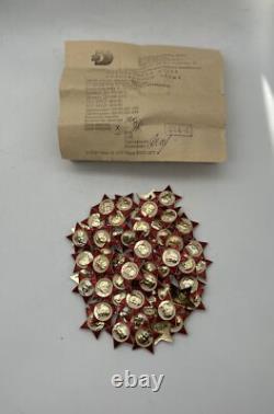 INSIGNE PIN SOVIÉTIQUE RUSSE URSS LENINE OCTOBRE ENFANT OKTYABRENOK Ensemble de 65 Pins NOS