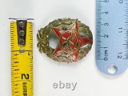 Insigne de l'officier de l'Armée rouge soviétique de l'URSS de Russie pré-Seconde Guerre mondiale 1918-22