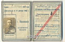 Insigne médaille étoile du drapeau rouge soviétique russe NKVD Milicia Police (2331)