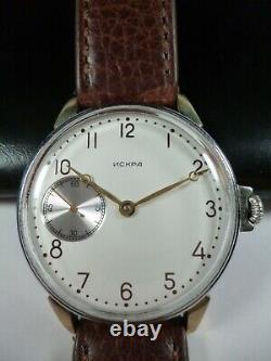 Iskra Molnija Mariage? 17 Bijoux Mchz 56 Urss Soviet Vintage Hommes Wristwatch