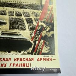 Joseph Staline Affiche de propagande communiste soviétique russe 15,5 x 23 pouces