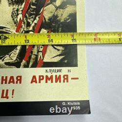Joseph Staline Affiche de propagande communiste soviétique russe 15,5 x 23 pouces